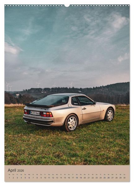 Produktbild: Porsche 944 - Fine Art (Wandkalender 2026 DIN A2 hoch), CALVENDO Monatskalender