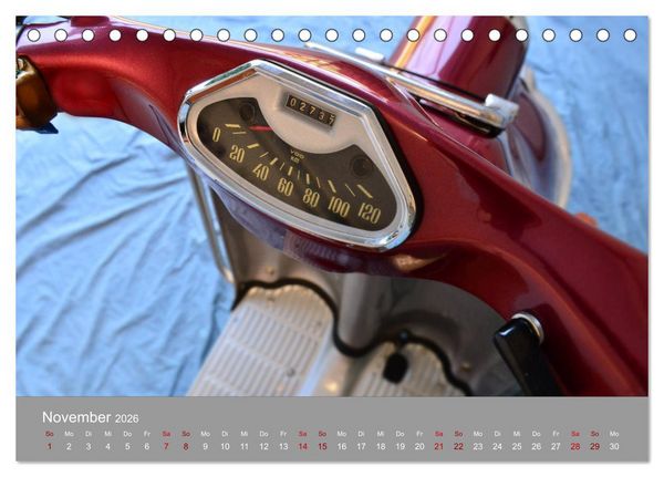 Produktbild: Heinkel Tourist 103-A2 Ein Freund f&uuml;rs Leben (Tischkalender 2026 DIN A5 quer), CALVENDO Monatskalender