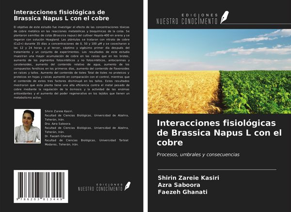 Produktbild: Interacciones fisiol&oacute;gicas de Brassica Napus L con el cobre