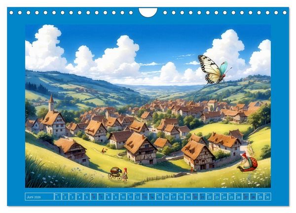 Produktbild: Die rollenden K&auml;fer von Krabblingerode (Wandkalender 2026 DIN A4 quer), CALVENDO Monatskalender