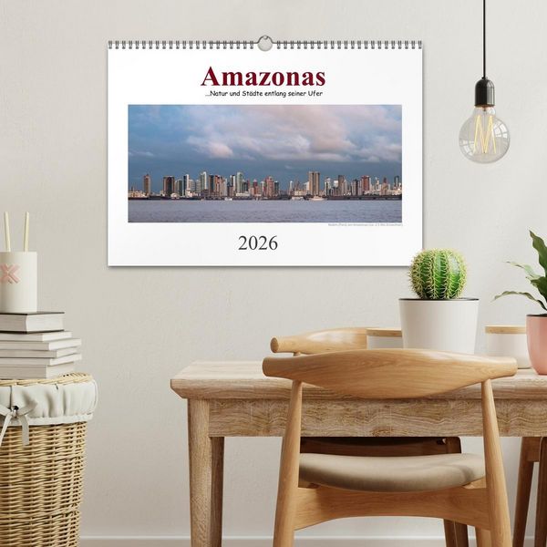 Produktbild: Amazonas, eine Reise entlang seiner Ufer (Wandkalender 2026 DIN A3 quer), CALVENDO Monatskalender