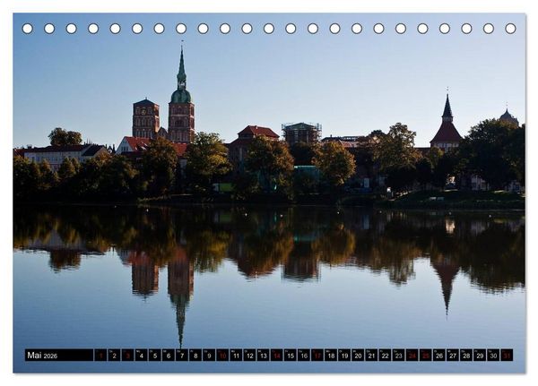 Produktbild: Ostseeperle Stralsund (Tischkalender 2026 DIN A5 quer), CALVENDO Monatskalender