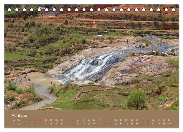 Produktbild: Alltag in Madagaskar (Tischkalender 2026 DIN A5 quer), CALVENDO Monatskalender