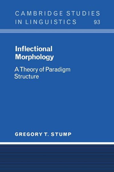 Produktbild: Inflectional Morphology