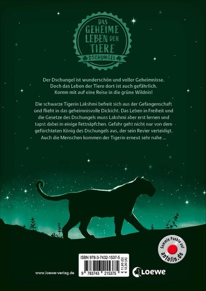 Produktbild: Das geheime Leben der Tiere (Dschungel) - Die schwarze Tigerin