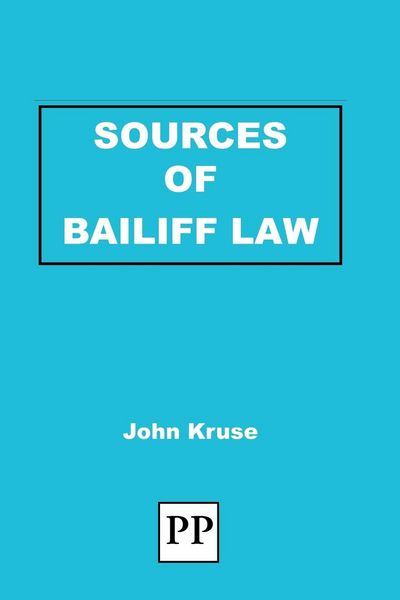 Produktbild: Sources of Bailiff Law