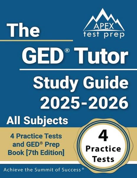 Produktbild: The GED Tutor Study Guide 2025-2026 All Subjects