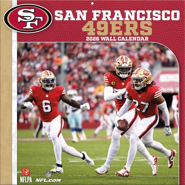 Produktbild: San Francisco 49ers 2026 12x12 Team Wall Calendar