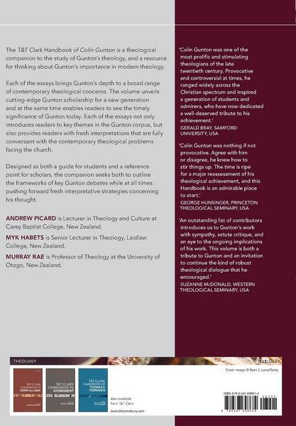 Produktbild: T&T Clark Handbook of Colin Gunton