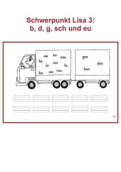 Produktbild: Lesen mit Lisa - Heft 3