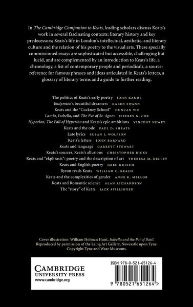 Produktbild: The Cambridge Companion to Keats