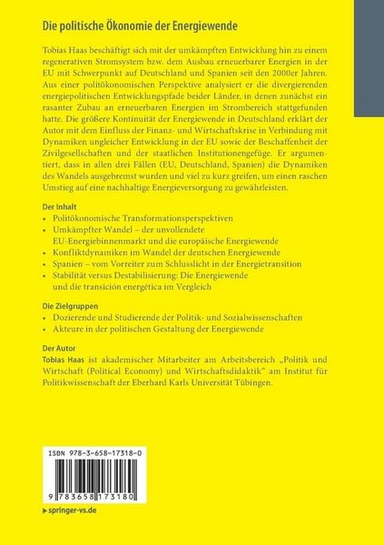 Produktbild: Die politische Ökonomie der Energiewende
