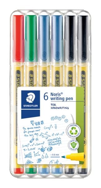 Produktbild: STAEDTLER Noris&reg; writing pen 307, 6 Fineliner