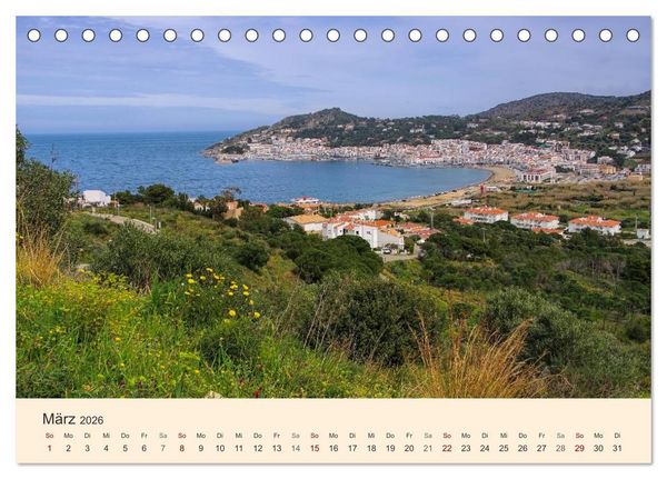 Produktbild: Cote Vermeille - Wo die Pyren&auml;en das Meer k&uuml;ssen (Tischkalender 2026 DIN A5 quer), CALVENDO Monatskalender
