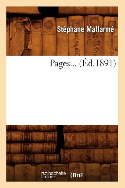 Produktbild: Pages (&Eacute;d.1891)