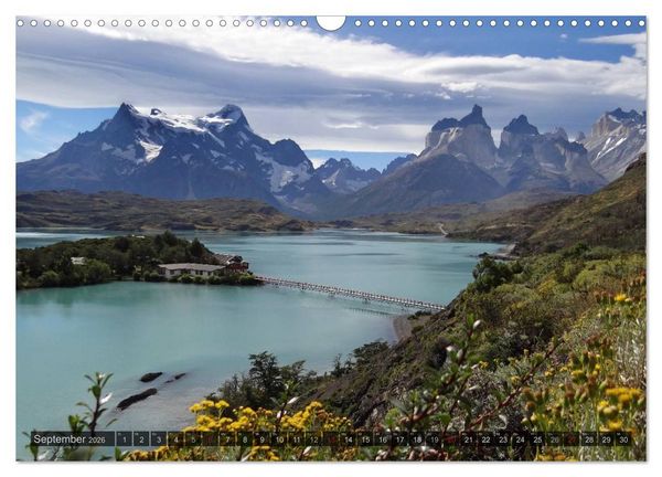 Produktbild: Argentinien und Chile - vom Regenwald bis Feuerland (Wandkalender 2026 DIN A3 quer), CALVENDO Monatskalender