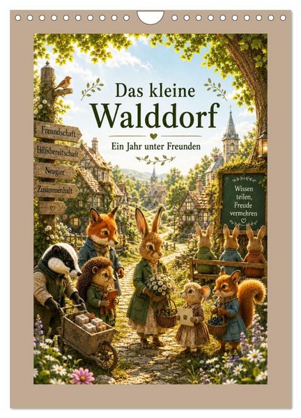 Produktbild: Das kleine Walddorf (Wandkalender 2027 DIN A4 hoch), CALVENDO Monatskalender