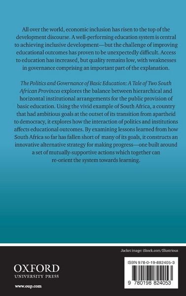 Produktbild: The Politics and Governance of Basic Education