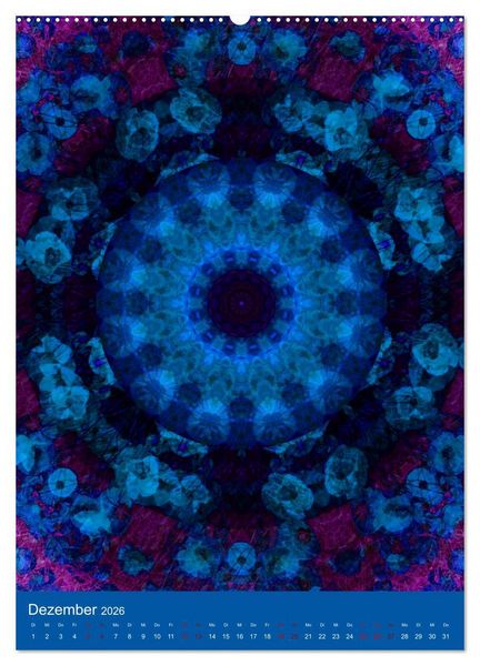 Produktbild: Meditative Pflanzenmandalas (hochwertiger Premium Wandkalender 2026 DIN A2 hoch), Kunstdruck in Hochglanz