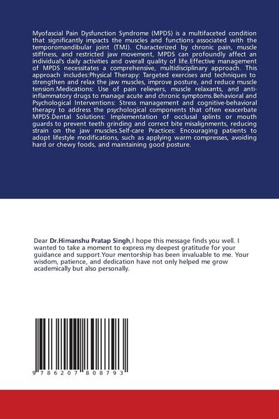 Produktbild: Temporomandibular Myofascial Pain Syndrome