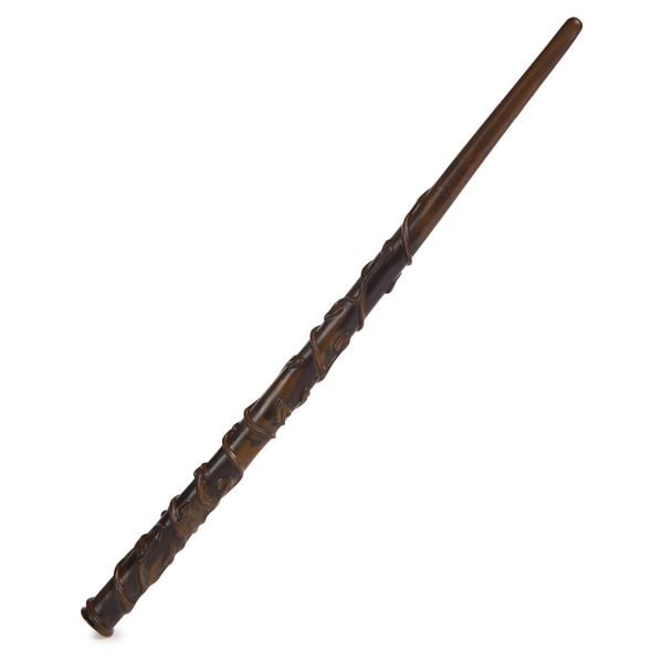 Produktbild: Wizarding World Harry Potter - Authentischer Hermine Granger Zauberstab aus Kunststoff mit Hogwarts-Halterung