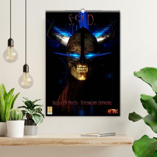 Produktbild: S.O.D. - Skulls Of Death Vol. I - Totenkopf Artworks (Wandkalender 2026 DIN A2 hoch), CALVENDO Monatskalender