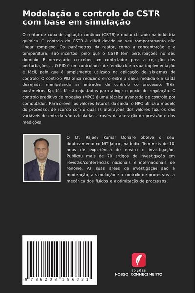 Produktbild: Modela&ccedil;&atilde;o e controlo de CSTR com base em simula&ccedil;&atilde;o