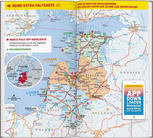 Produktbild: MARCO POLO Reisef&uuml;hrer Baltikum, Estland, Lettland, Litauen