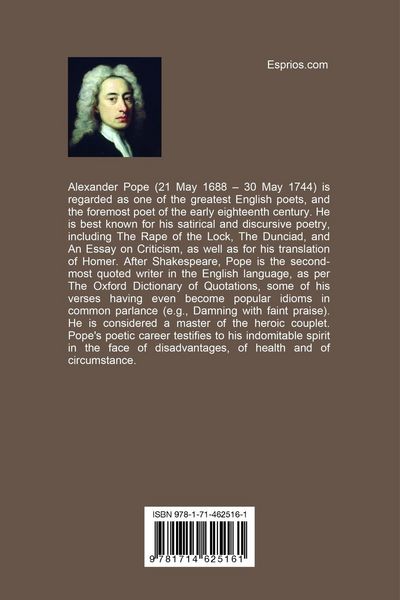 Produktbild: The Poetical Works of Alexander Pope - Volume I (Esprios Classics)