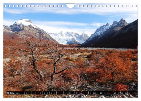 Produktbild: Patagonien - Parques Torres del Paine und Los Glaciares (Wandkalender 2026 DIN A4 quer), CALVENDO Monatskalender