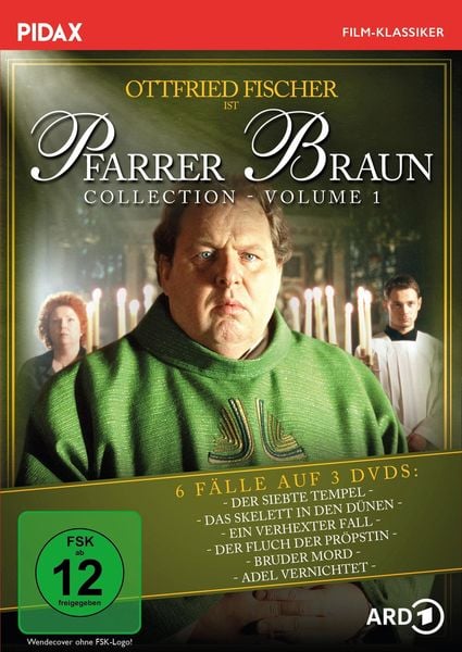 Produktbild: Pfarrer Braun Collection, Vol. 1 / Die ersten sechs Folgen der Krimireihe mit Ottfried Fischer (Pidax Film-Klassiker) [3 DVDs]