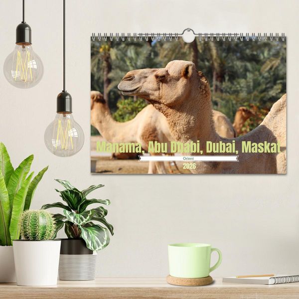 Produktbild: Orient - Manama, Abu Dhabi, Dubai, Maskat (Wandkalender 2026 DIN A4 quer), CALVENDO Monatskalender
