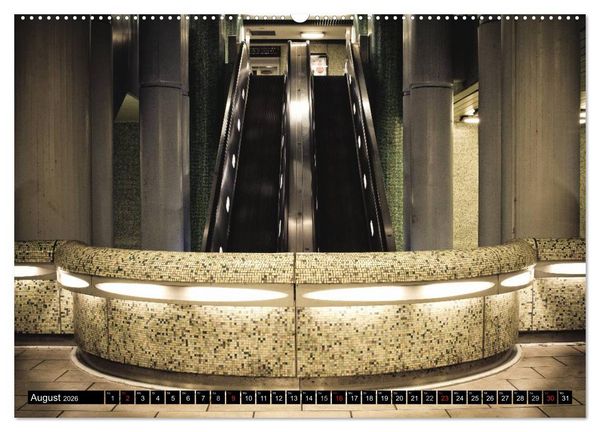 Produktbild: U-Bahn-Stationen Hannover (hochwertiger Premium Wandkalender 2026 DIN A2 quer), Kunstdruck in Hochglanz