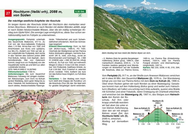 Produktbild: Karawanken und Steiner Alpen