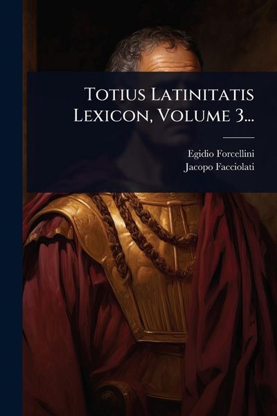 Produktbild: Totius Latinitatis Lexicon, Volume 3...