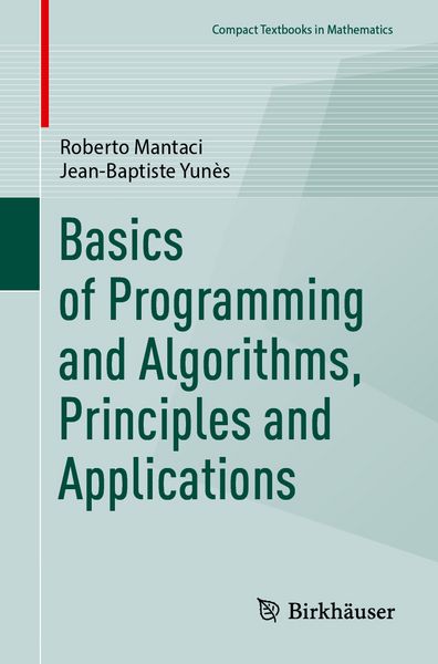 Produktbild: Basics of Programming and Algorithms, Principles and Applications