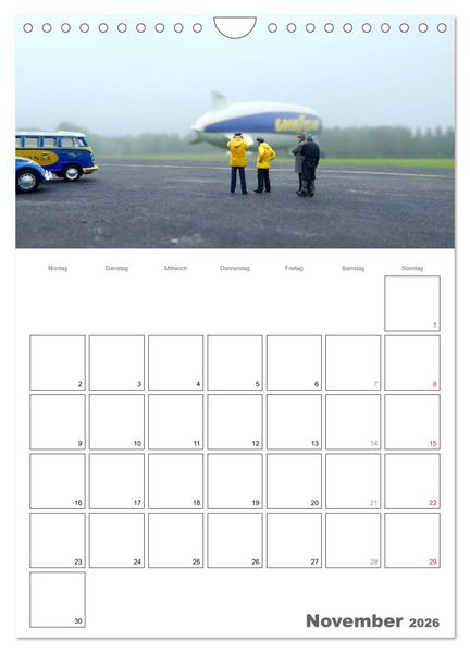 Produktbild: Follow me and have fun - kleine Leute am Flugplatz (Wandkalender 2026 DIN A4 hoch), CALVENDO Monatskalender