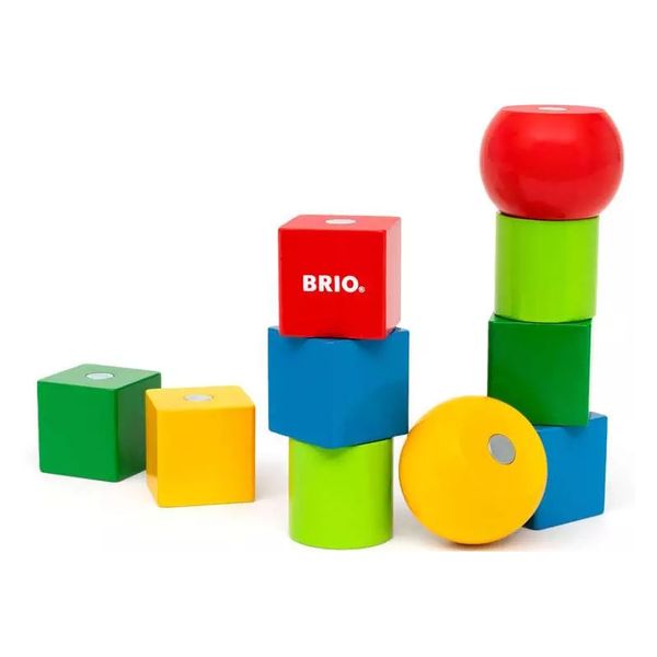 Produktbild: BRIO - Bunte magnetische Bausteine