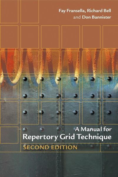Produktbild: A Manual for Repertory Grid Technique