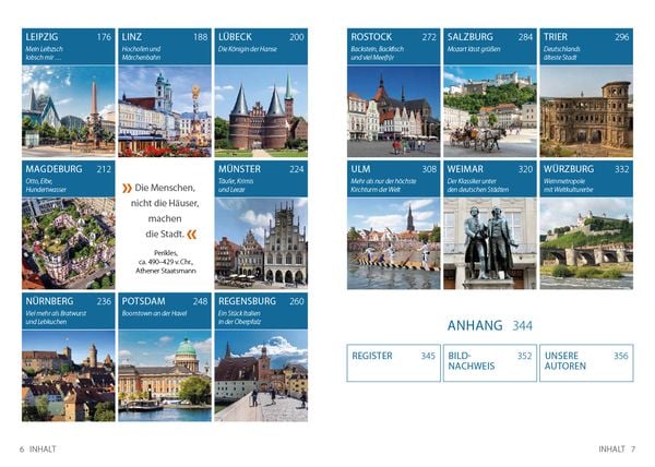 Produktbild: Lieblingsstädte – Entspannte CityTrips in Deutschland, Österreich und der Schweiz: 28 Ideen abseits der großen Zentren