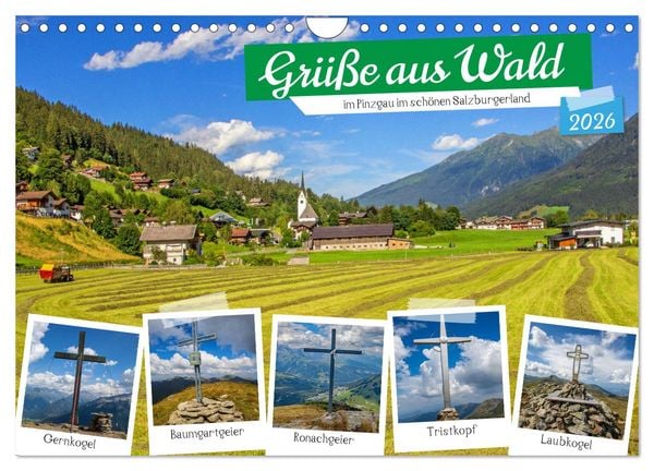 Produktbild: Gr&uuml;&szlig;e aus Wald (Wandkalender 2026 DIN A4 quer), CALVENDO Monatskalender