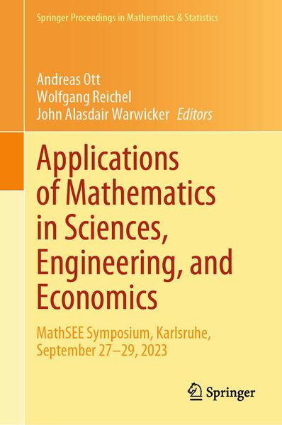 Produktbild: Applications of Mathematics in Sciences, Engineering, and Economics