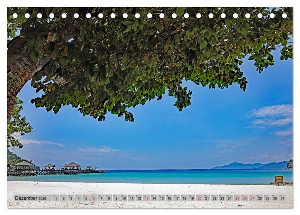 Produktbild: Malaysia-Impressionen (Tischkalender 2026 DIN A5 quer), CALVENDO Monatskalender