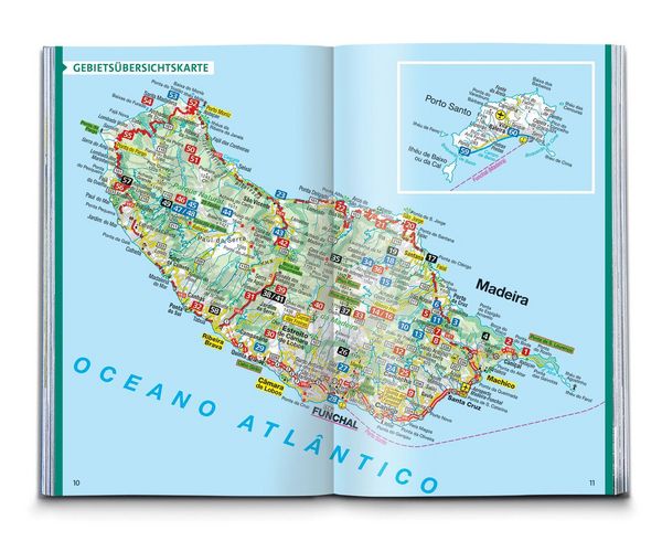 Produktbild: KOMPASS Wanderf&uuml;hrer Madeira, 60 Touren mit Extra-Tourenkarte