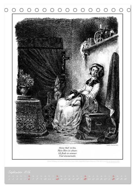 Produktbild: Faust - Weltliteraturkalender (Tischkalender 2026 DIN A5 hoch), CALVENDO Monatskalender