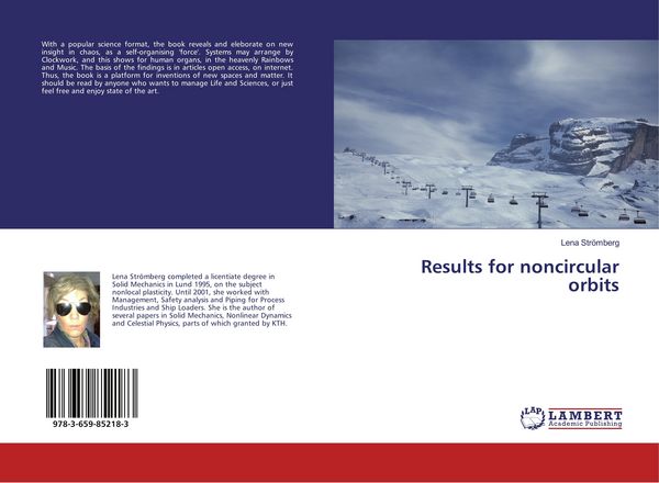 Produktbild: Results for noncircular orbits