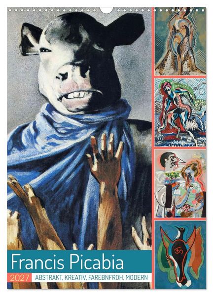 Produktbild: Francis Picabia (Wandkalender 2027 DIN A3 hoch), CALVENDO Monatskalender