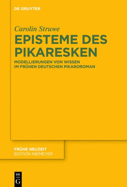 Produktbild: Episteme des Pikaresken