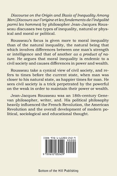 Produktbild: A Discourse Upon the Origin and the Foundation of the Inequality Among Mankind