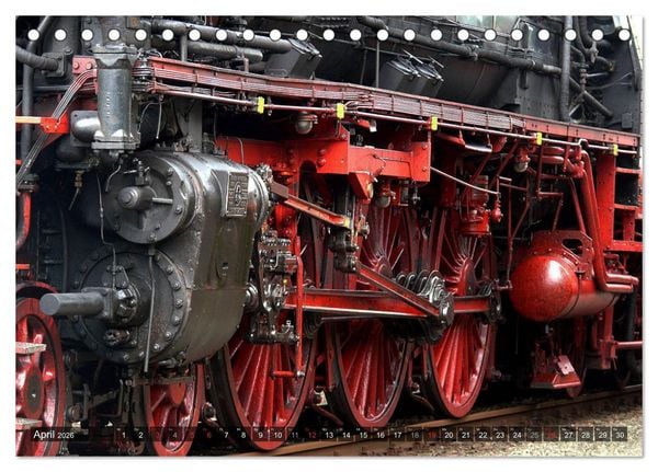 Produktbild: Unter Dampf - Eisenbahnromantik aus vergangener Zeit (Tischkalender 2026 DIN A5 quer), CALVENDO Monatskalender
